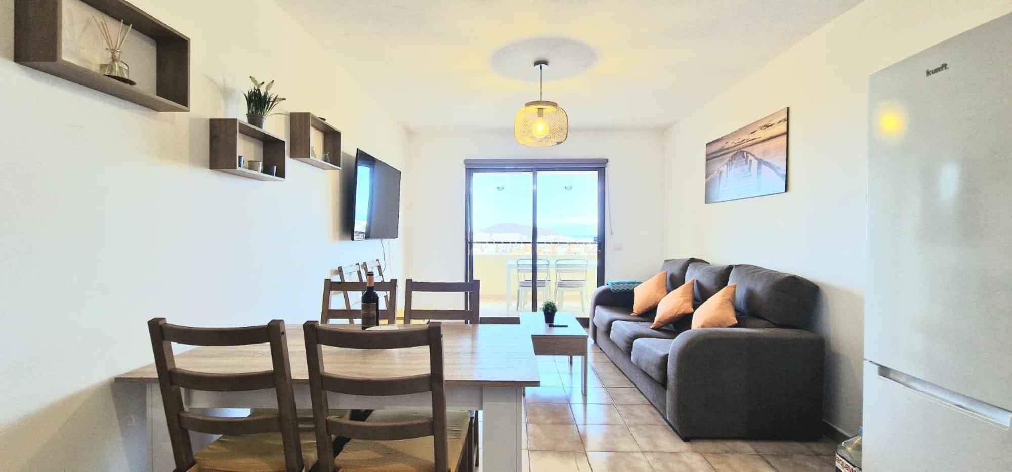 Spacious 3-Bedroom Duplex Apartment With Heated Pool & Ocean View In Los Cristianos, Arona Exterior foto